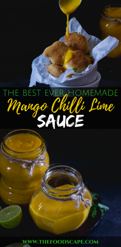 Easy Homemade Mango Chilli Lime Sauce Recipe. Hot & Sweet mango sauce made from scratch. Condiment Recipe. Mango Recipes. Mango Sauce Recipe. A mango sauce that can be a mango marinade, mango dipping sauce, mango mayo dip, Thai mango sauce, Mango Salad Dressing. Perfect natural, organic, homemade Mango Chilli Lime Sauce